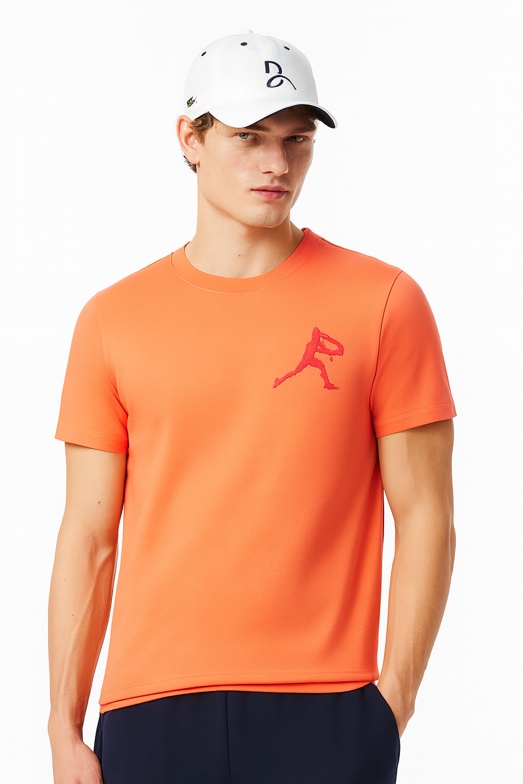 Conjunto Lacoste Th1044 - Laranja