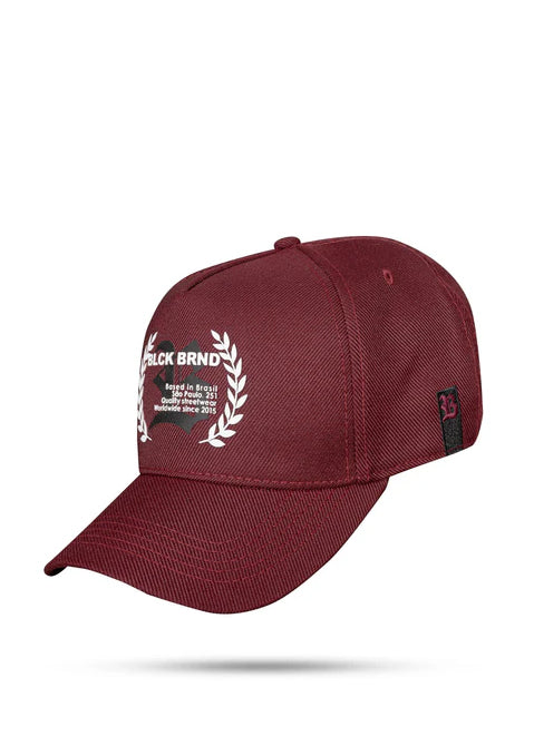 Boné Blck Snapback Vinho Brand 93534