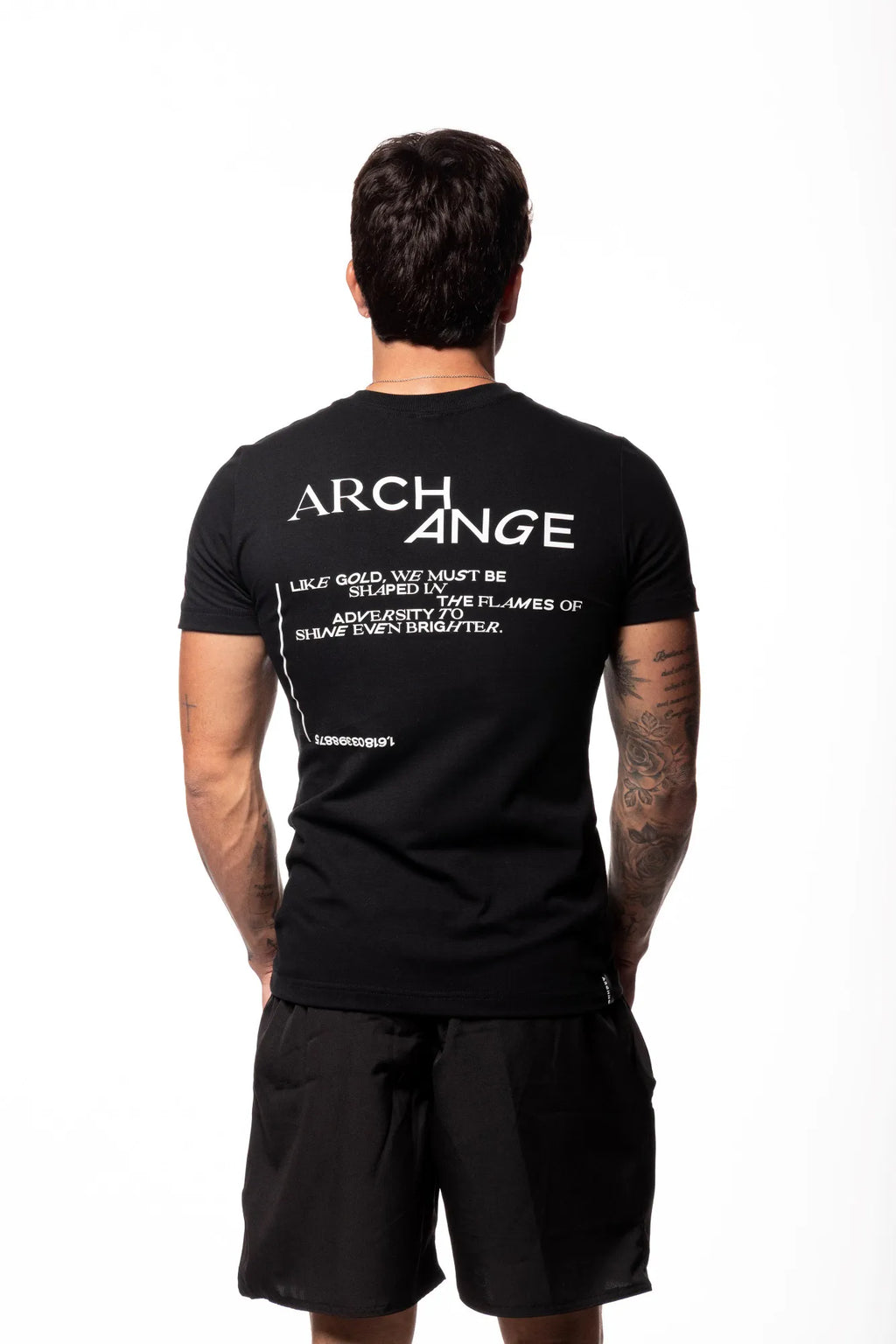 Camiseta Archange  Elastano Auric  - Preto