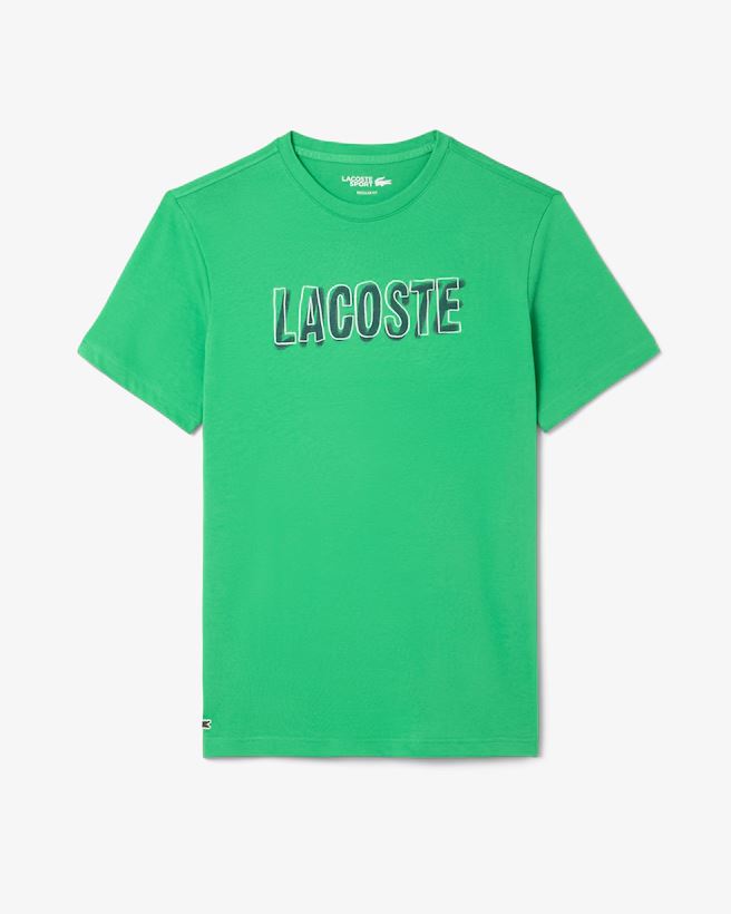 Camiseta Lacoste Ultra Dry Printed Sport Th8916 - Verde