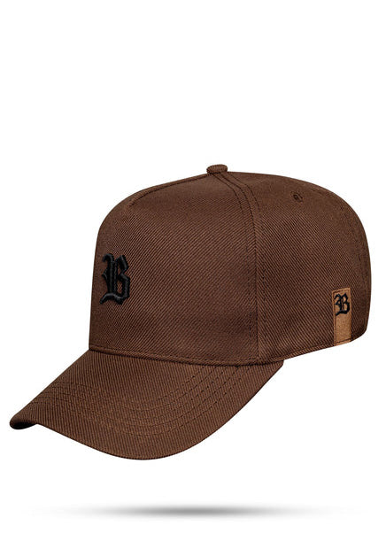 Boné Blck  Snapback Basic 9987 - Marrom
