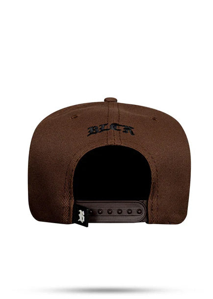 Boné Blck  Snapback Basic 9987 - Marrom