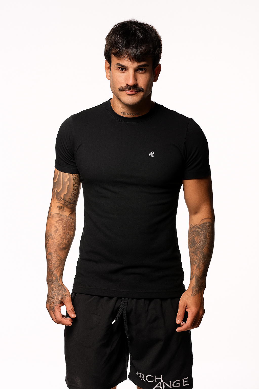 Camiseta Archange  Elastano Auric  - Preto