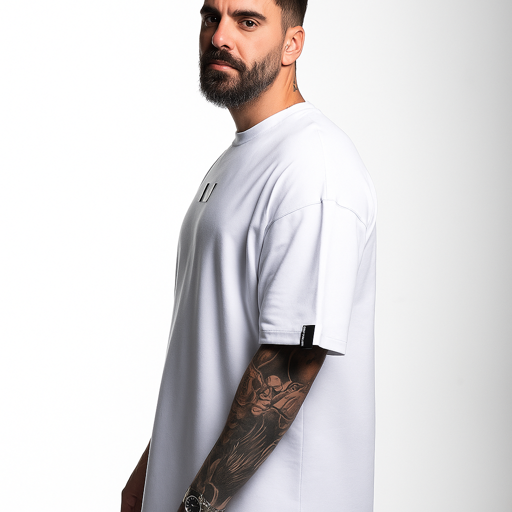 Camiseta Archange Oversized Tremble CO058 - Branco