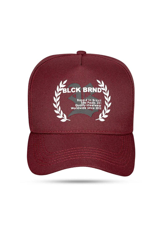 Boné Blck Snapback Vinho Brand 93534