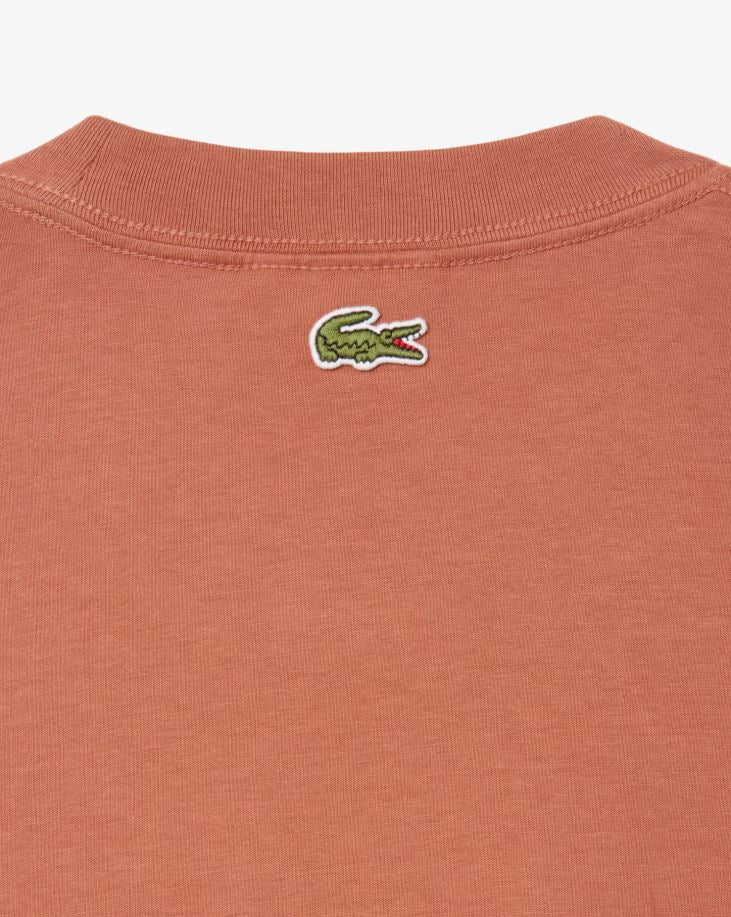 Camiseta Lacoste Th1262 - Marrom