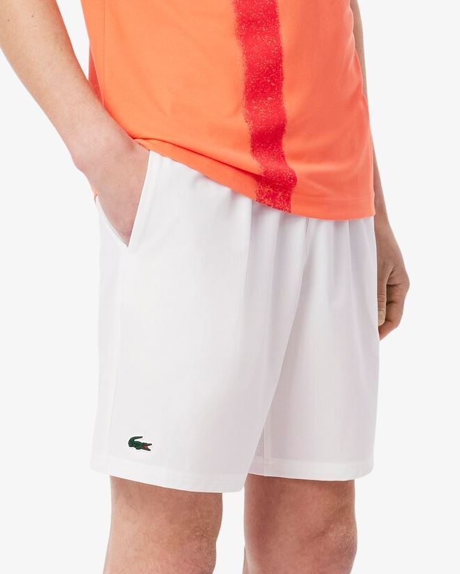 Shorts Lacoste Tennis X Novak Djokovic - Branco