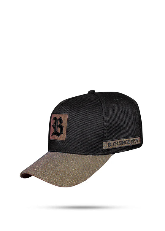 Boné Blck Snapback 3d Gold 93763