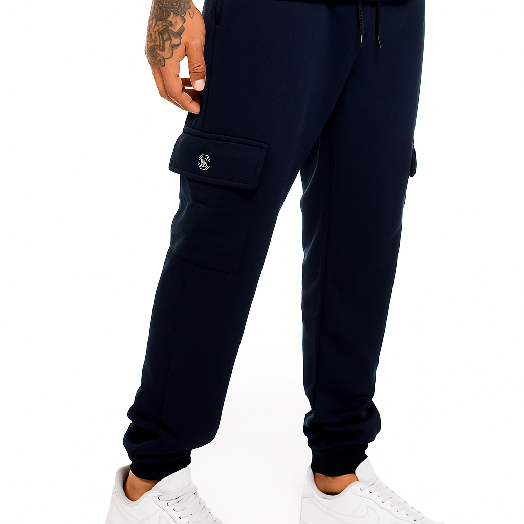 Conjunto Frio BLCK Preto Blusa E Calça Moletom Casual