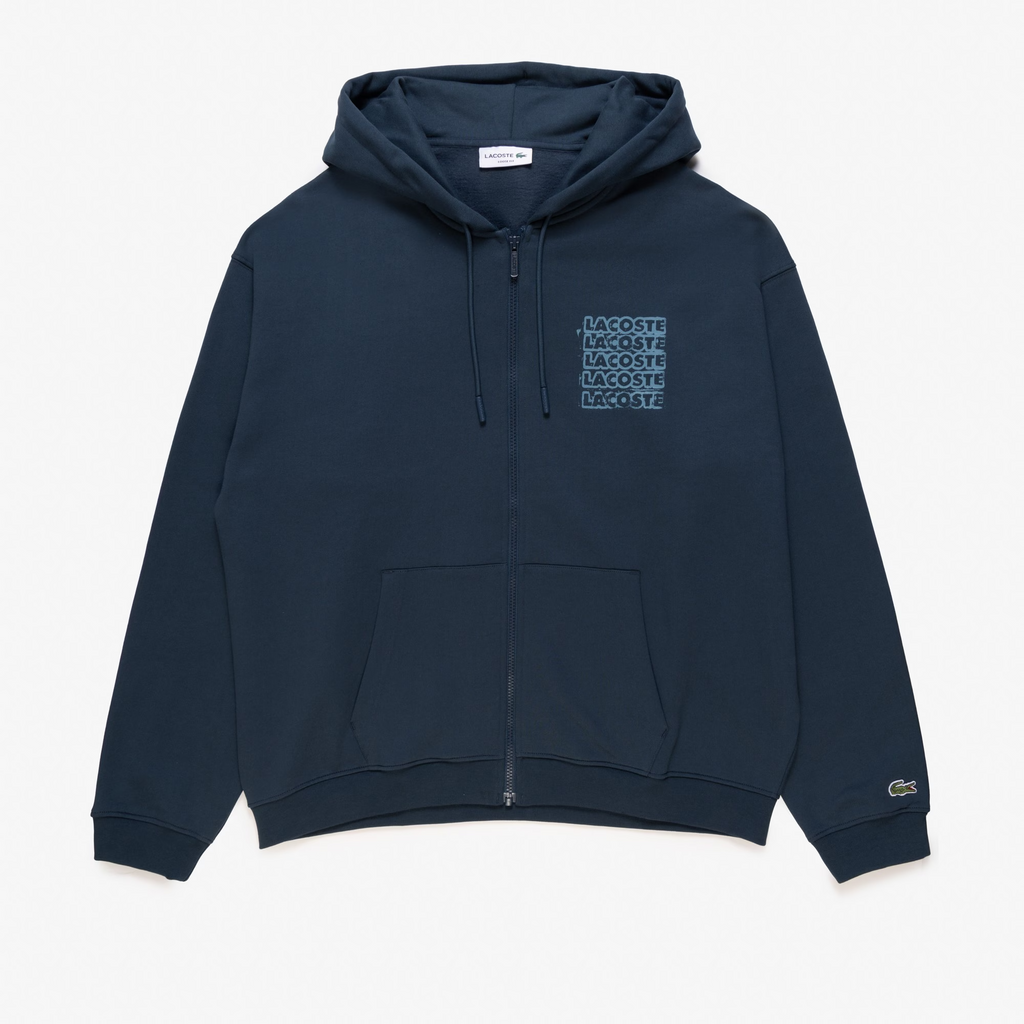 Blusa Lacoste De Moletom Sh088223 - Azul