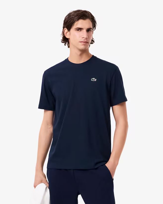 Camiseta Lacoste Esportiva Th7618 - Azul Marinho