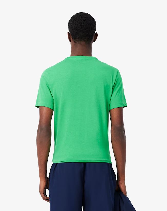 Camiseta Lacoste Ultra Dry Printed Sport Th8916 - Verde
