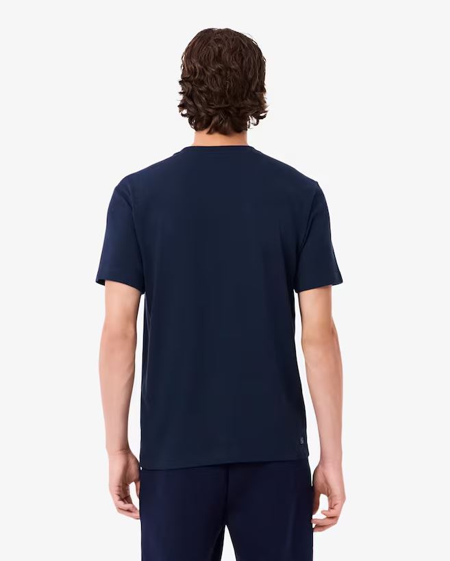 Camiseta Lacoste Esportiva Th7618 - Azul Marinho