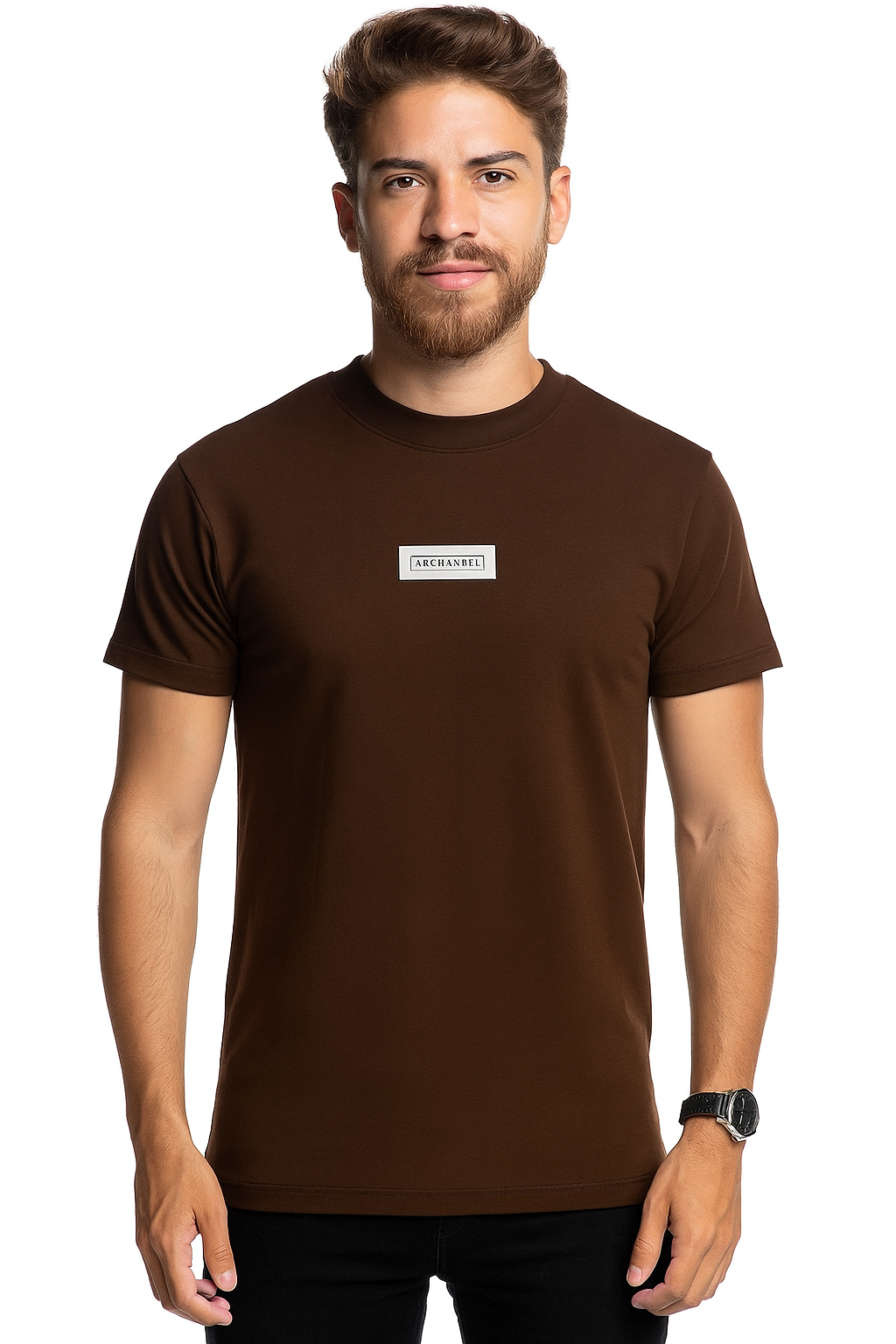 Camiseta Archange Gola Média Suedine