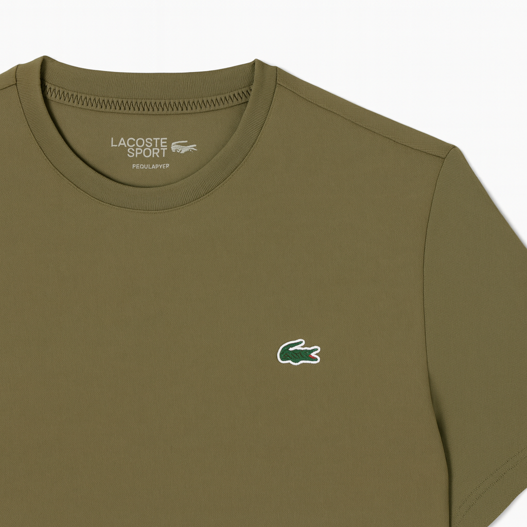 Camiseta Lacoste De Tênis Estampada