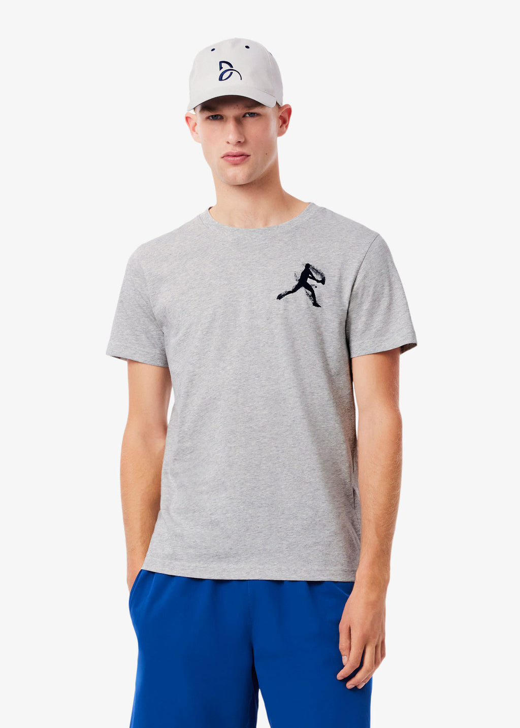 Conjunto Lacoste Th1044 - Cinza